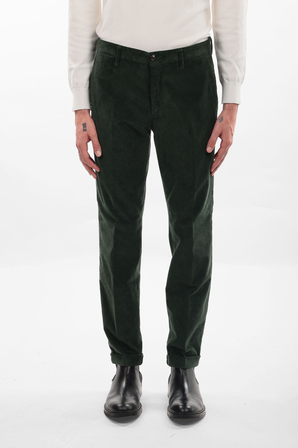 Pantalone in caldo cotone velluto