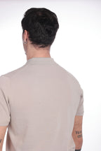 POLO LEGGERA DI FILO A 3 BOTTONI