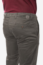 Pantalone in raso di cotone caldo