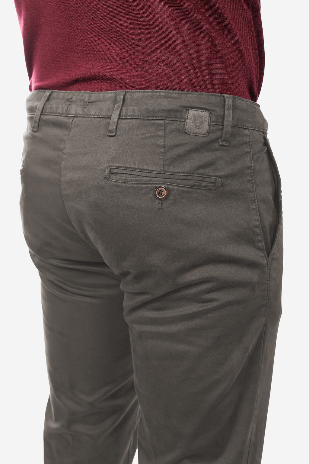 Pantalone in raso di cotone caldo