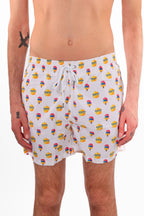 Costume a pantaloncino gelato a limone