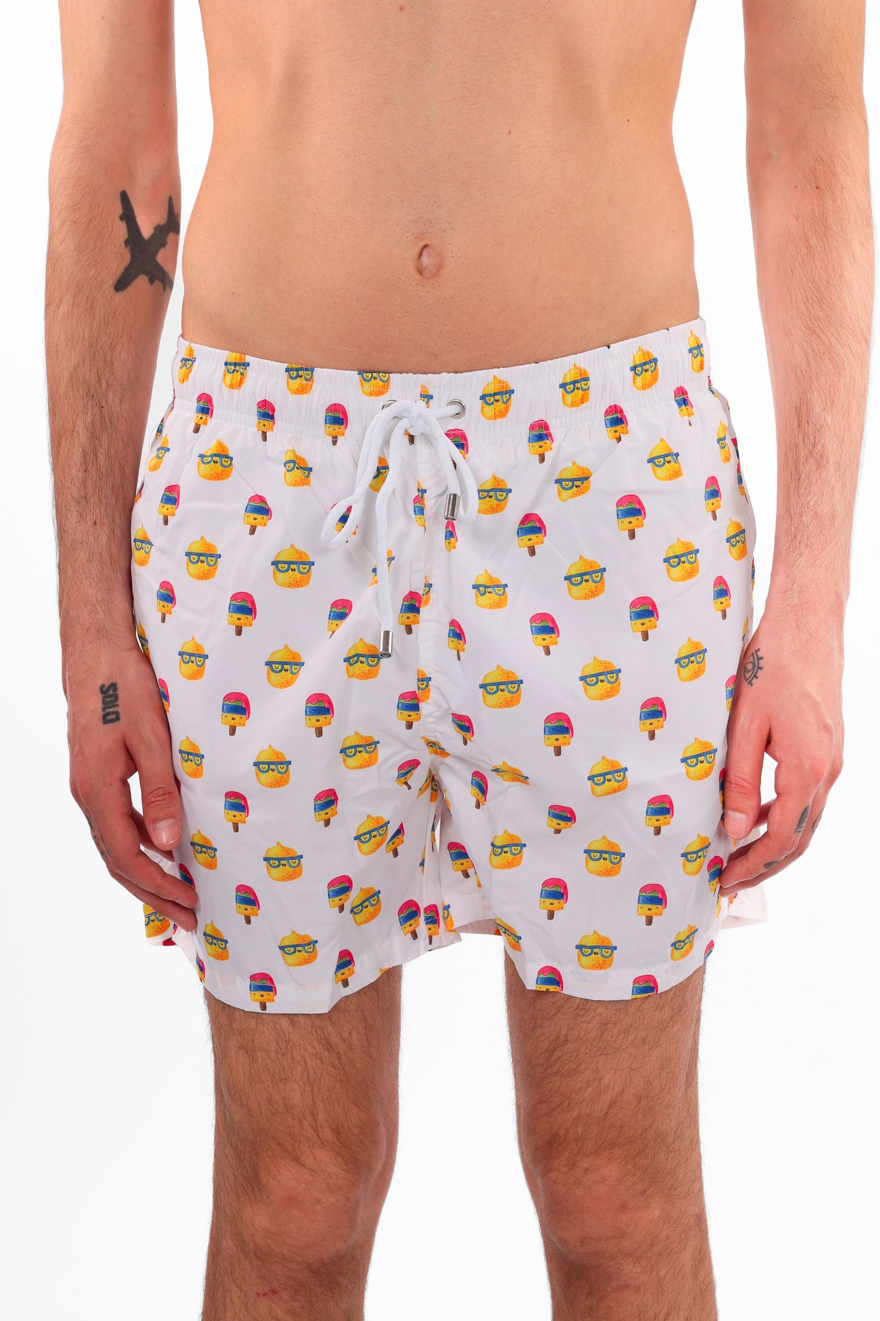 Costume a pantaloncino gelato a limone
