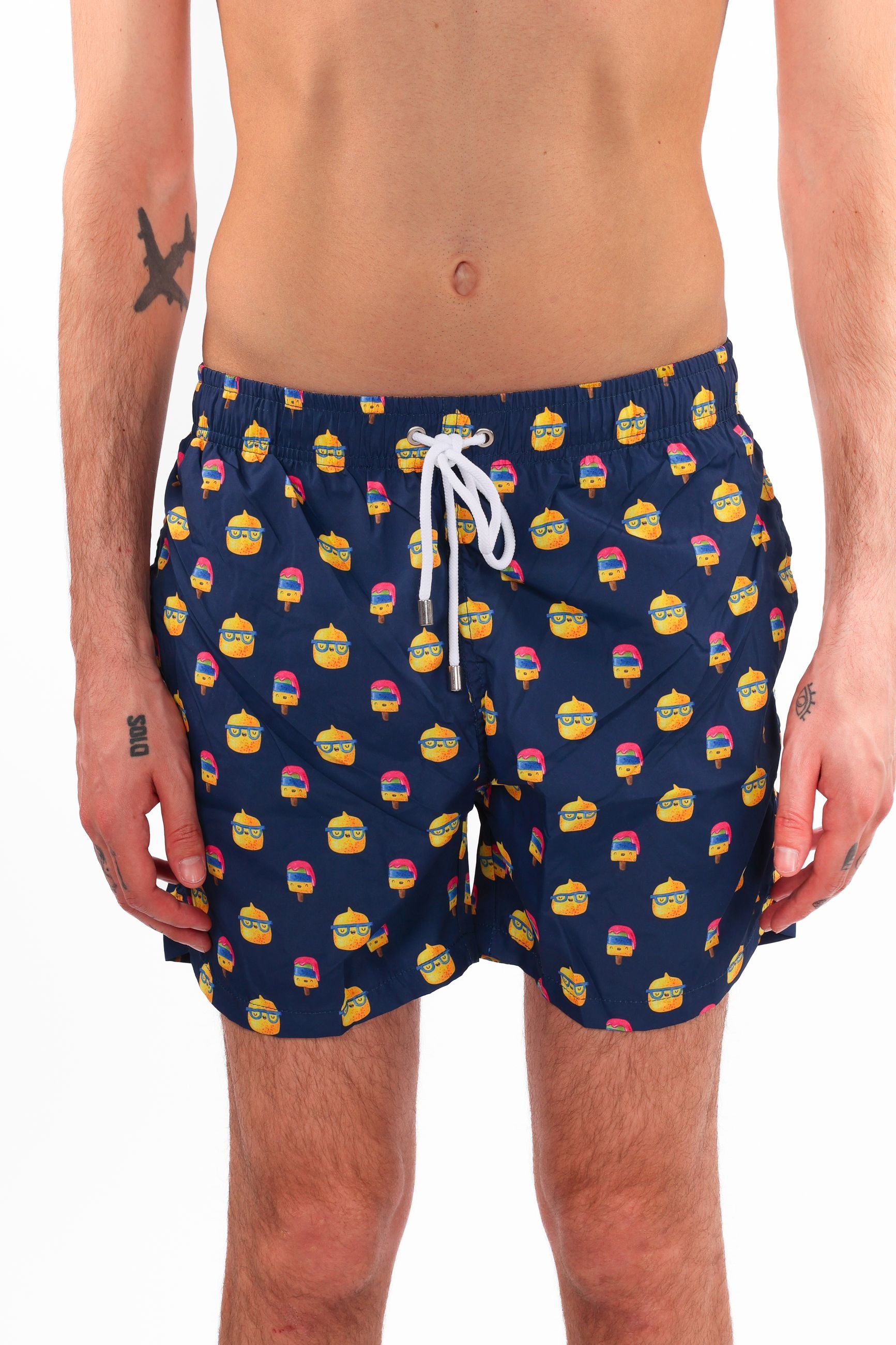 Costume a pantaloncino gelato a limone