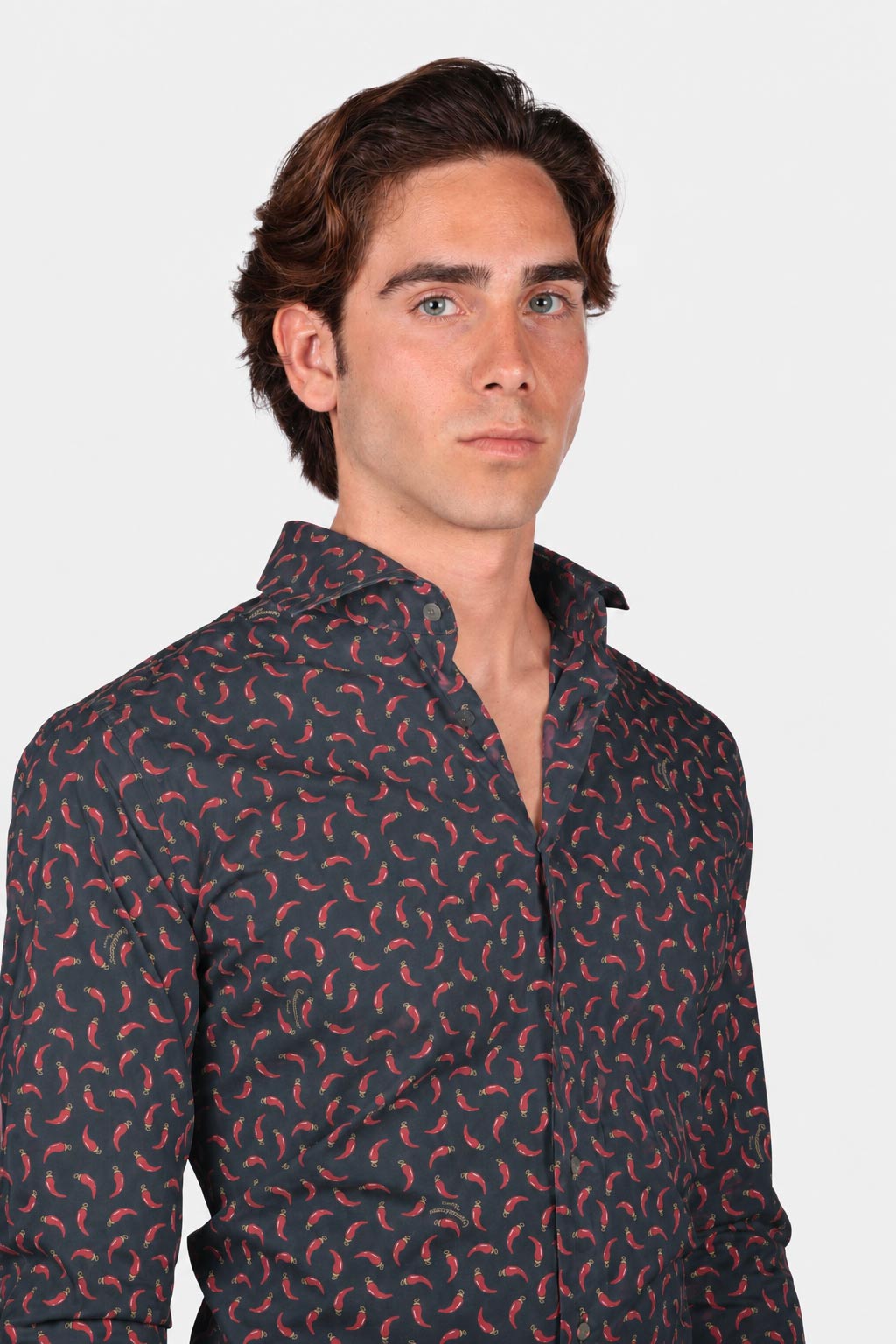 Camicia Uomo Cornetto Napoletano in Cotone