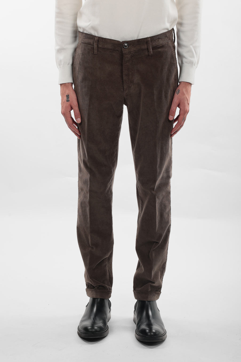 Pantalone in caldo cotone velluto