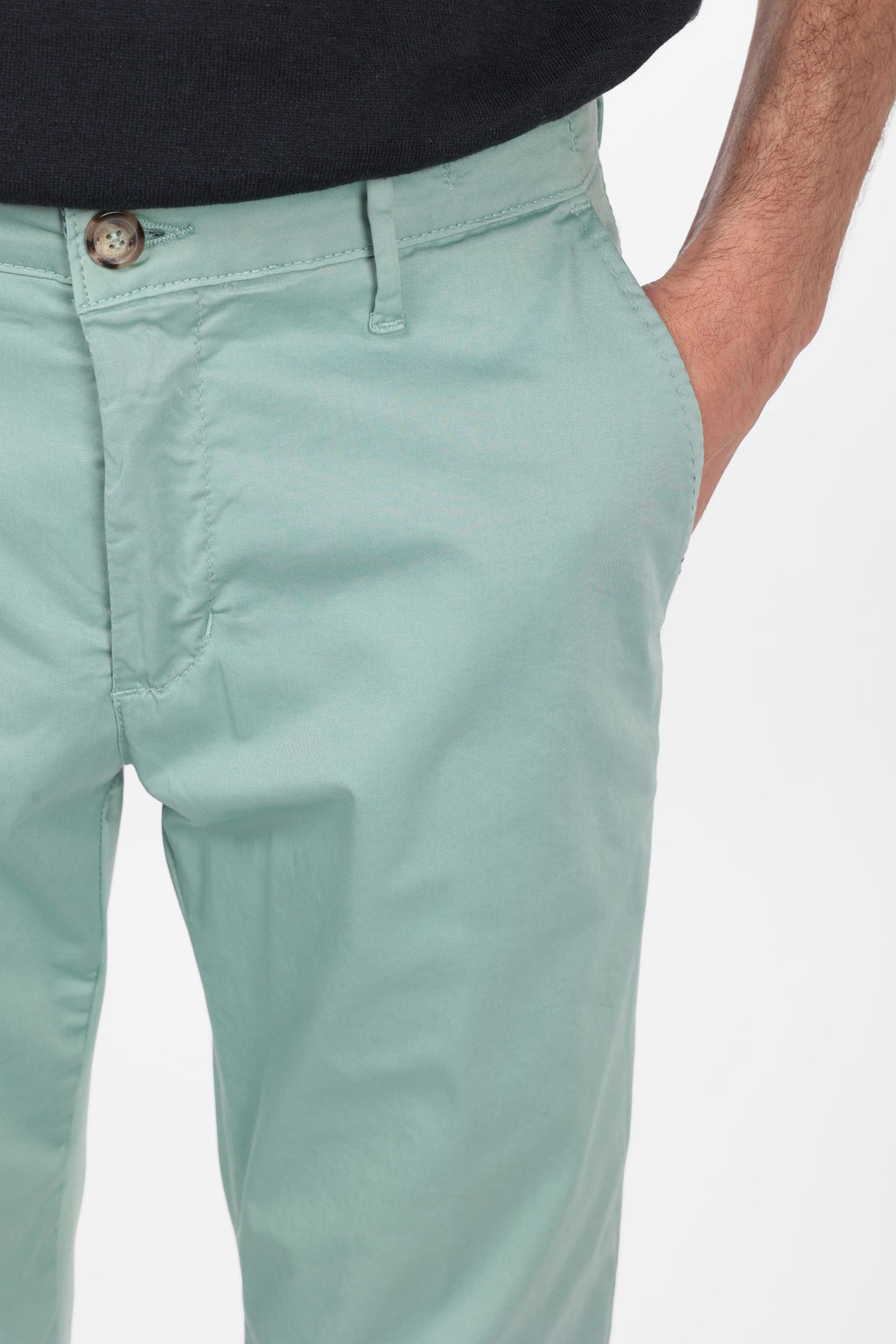 PANTALONE IN RASO DI COTONE