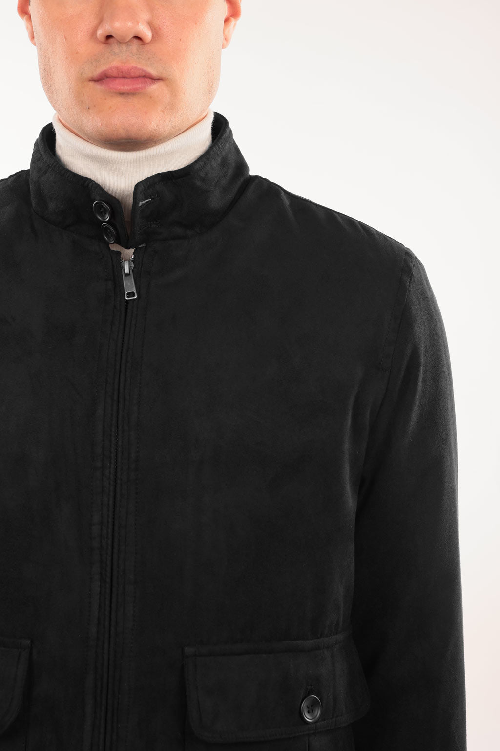 Giubbotto in alcantara