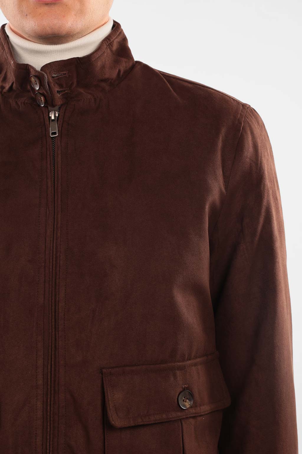 Giubbotto in alcantara