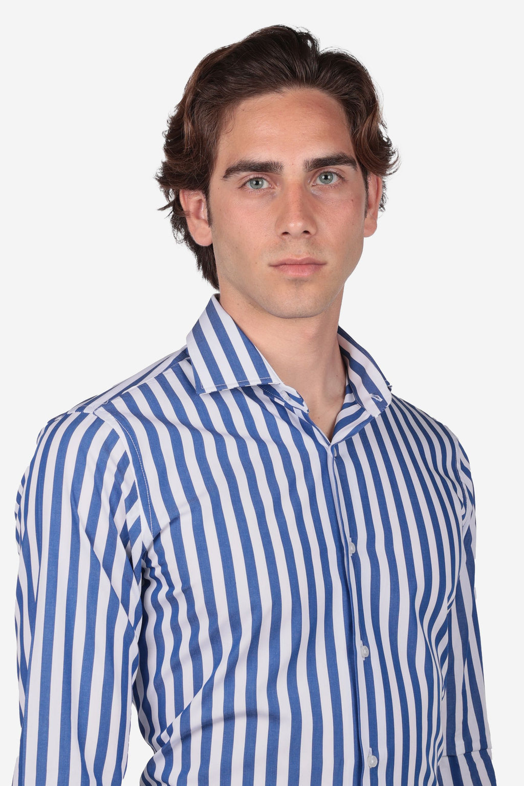 Camicia 100% cotone riga maxi