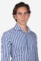 Camicia 100% cotone riga maxi