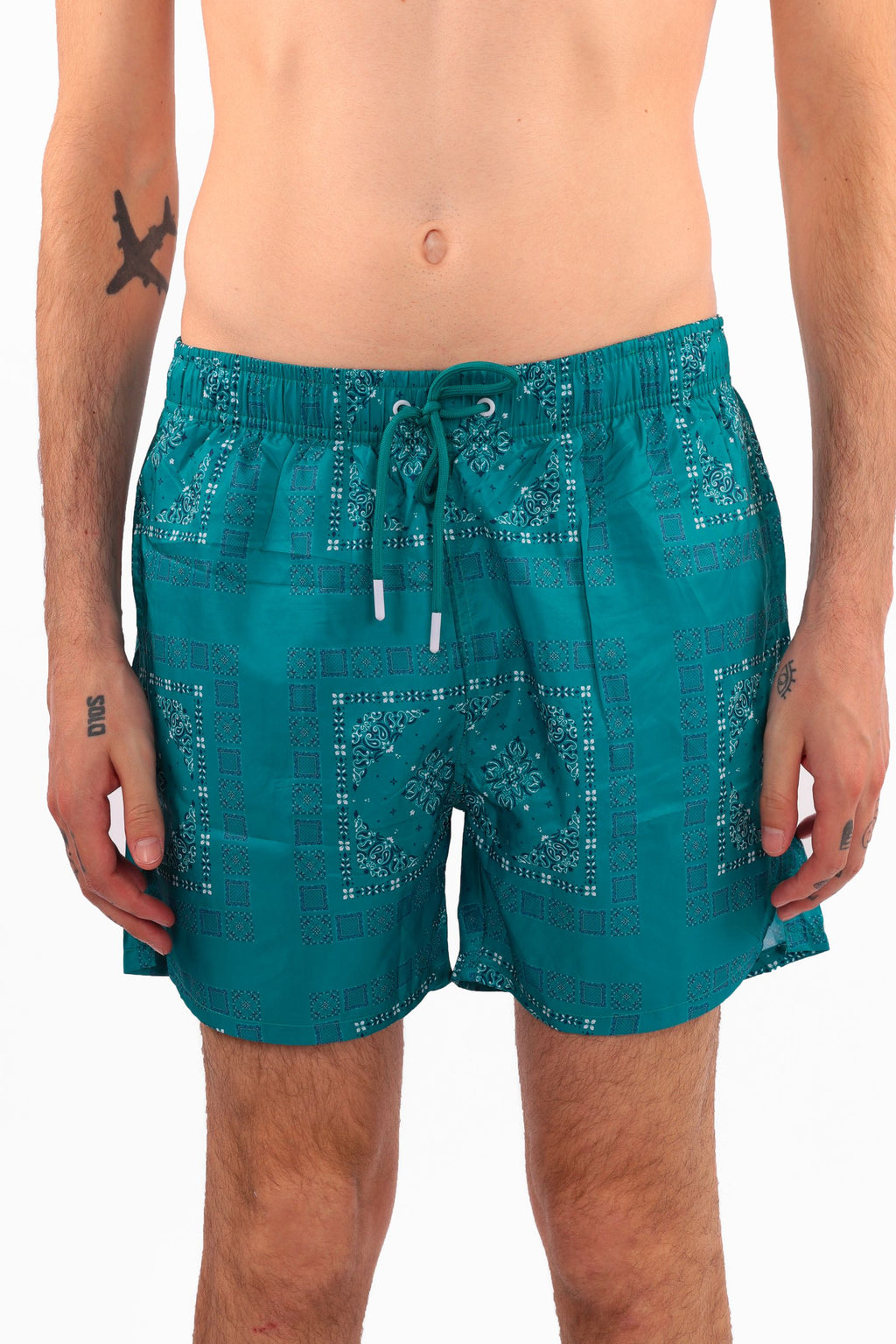 Costumi a pantaloncini da uomo disegno bandana