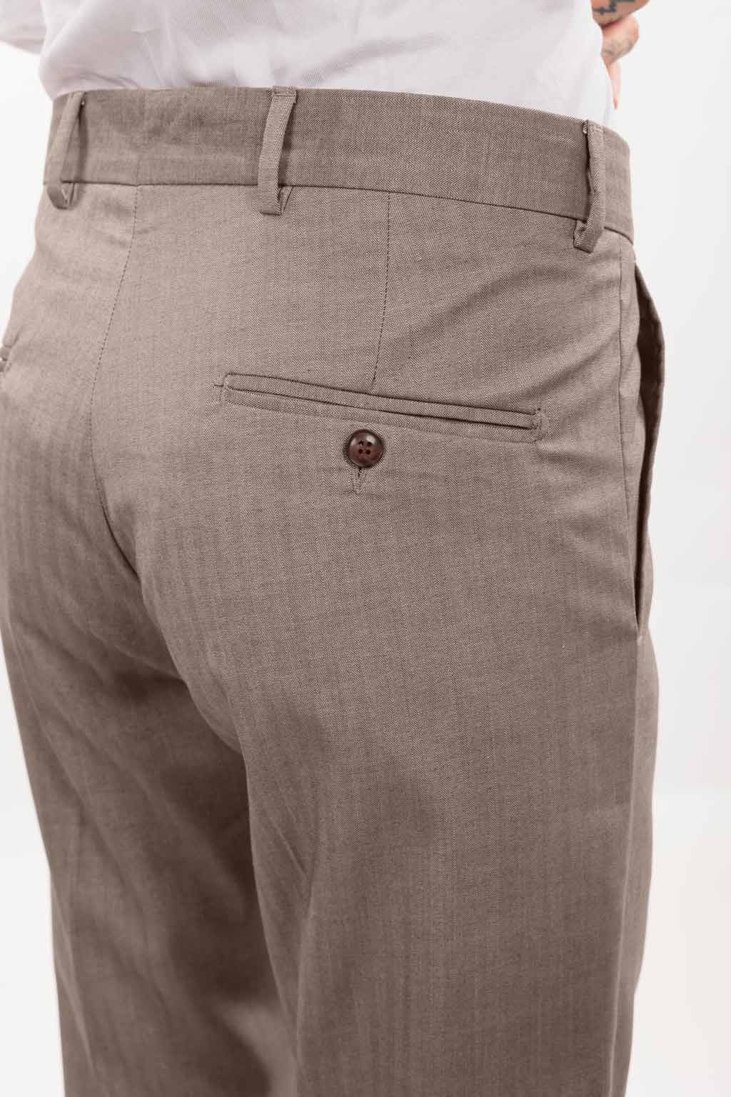 Pantalone spigato classico da abito