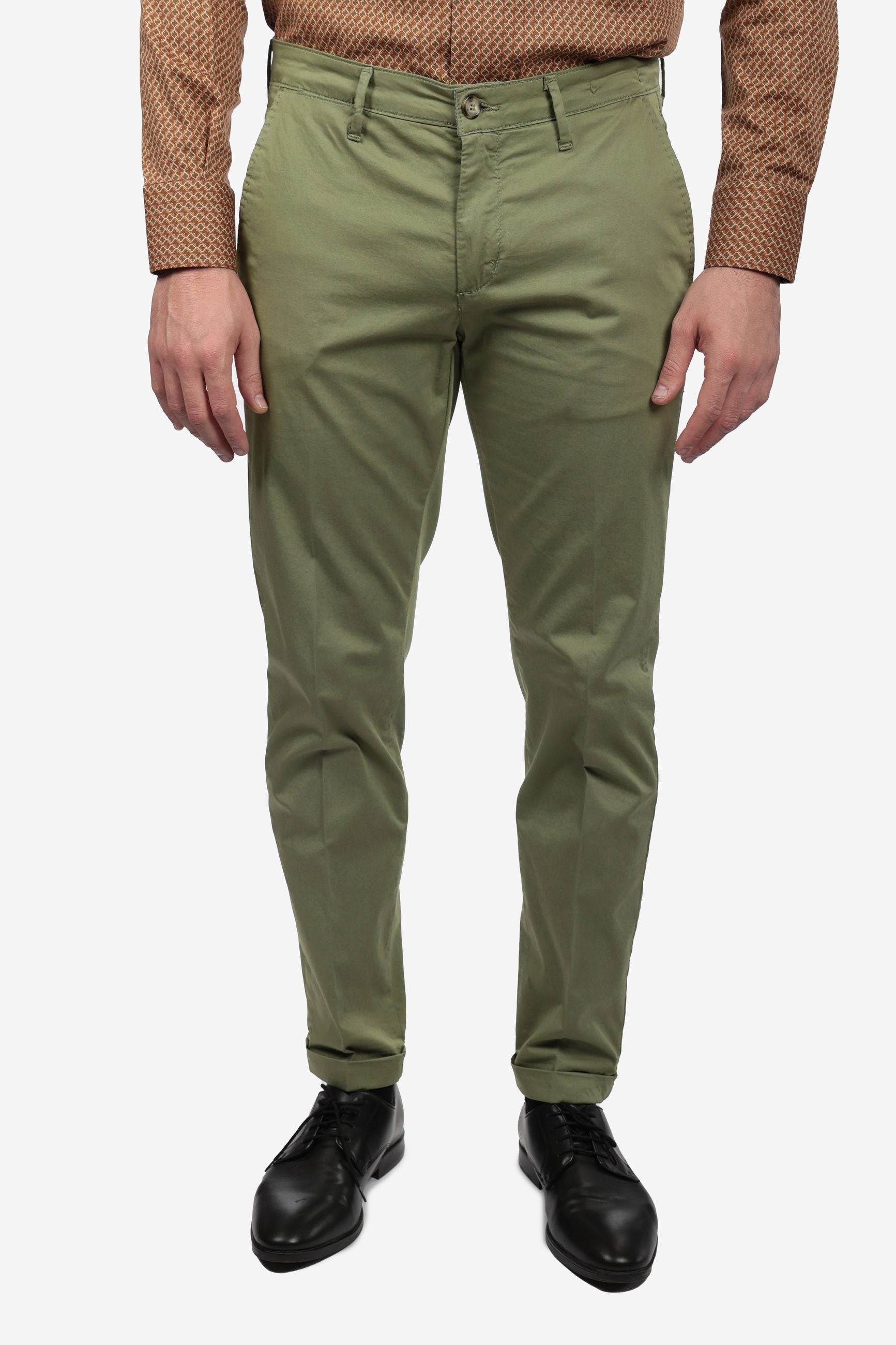 PANTALONE IN RASO DI COTONE