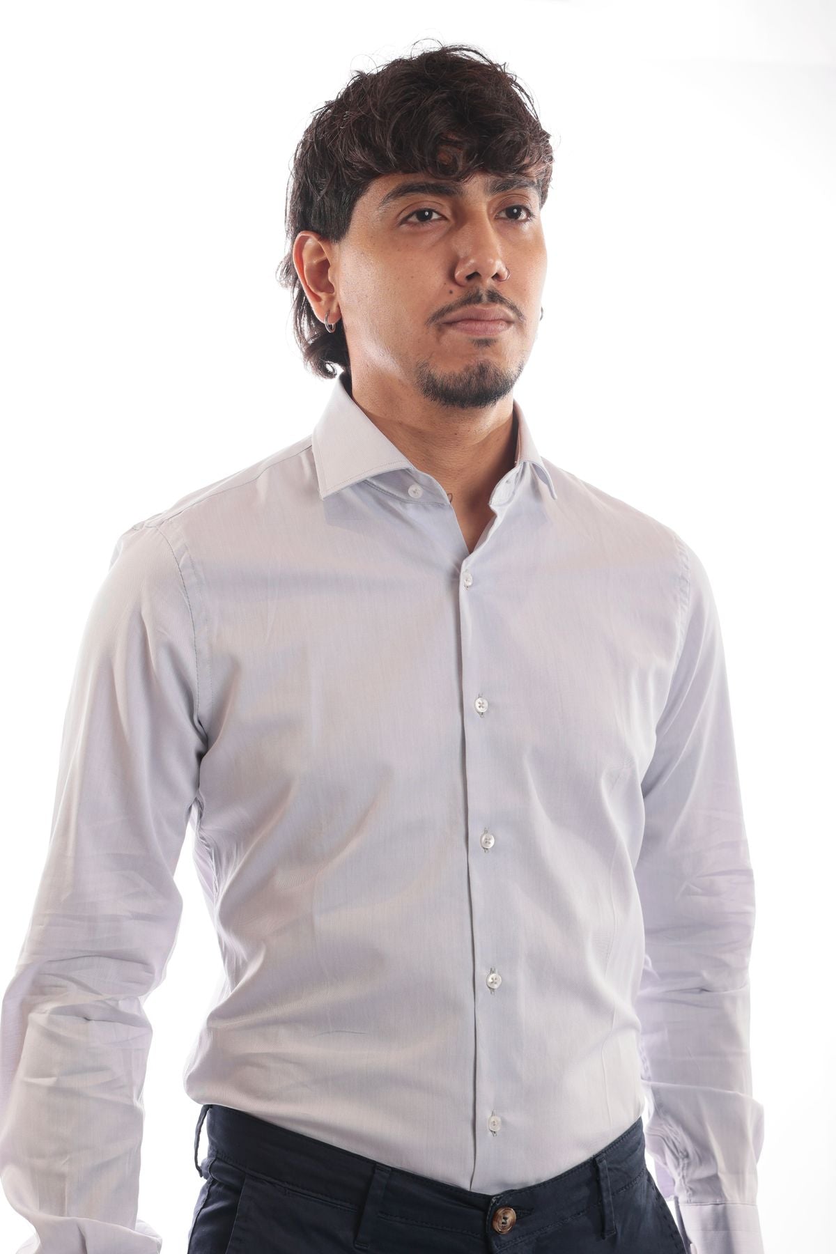 Camicia twill 100% cotone