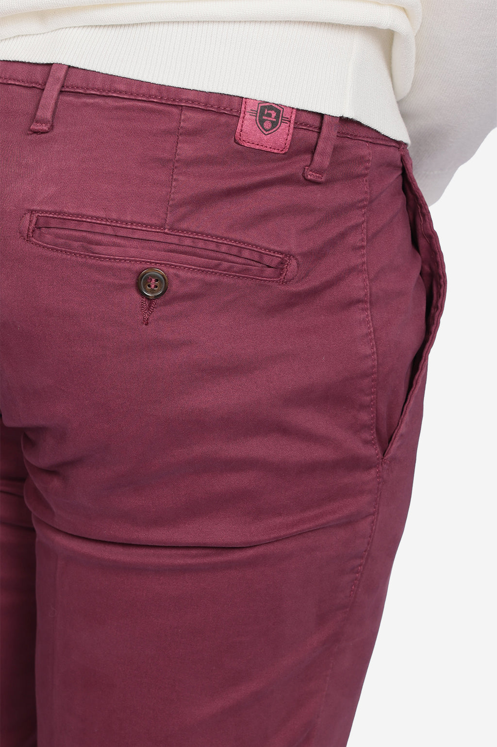 Pantalone in raso di cotone caldo
