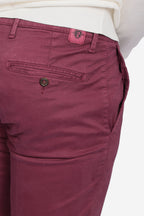 Pantalone in raso di cotone caldo