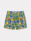 Costume da uomo a pantaloncini arance e limoni di Amalfi