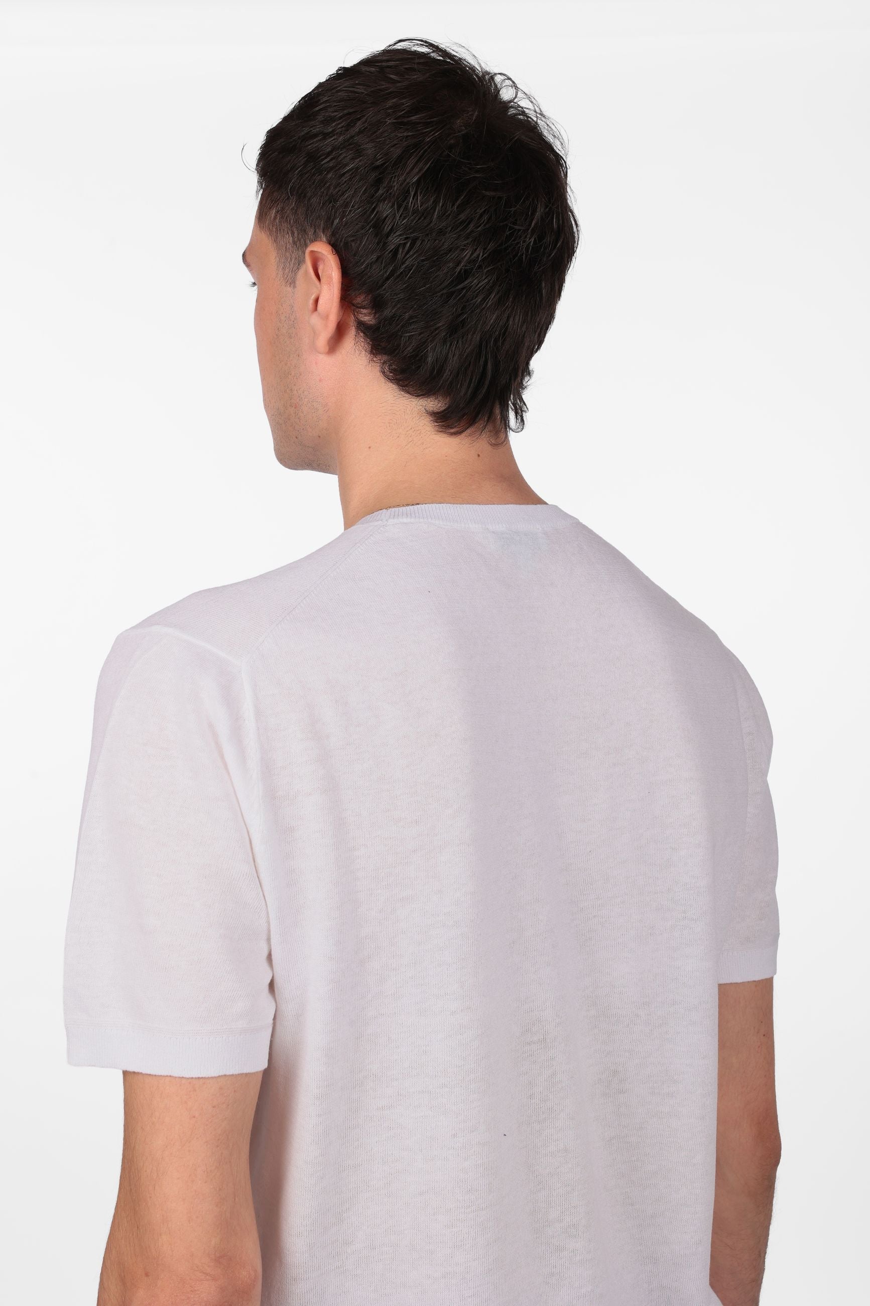 T-shirt morbidissima di misto lino e cotone
