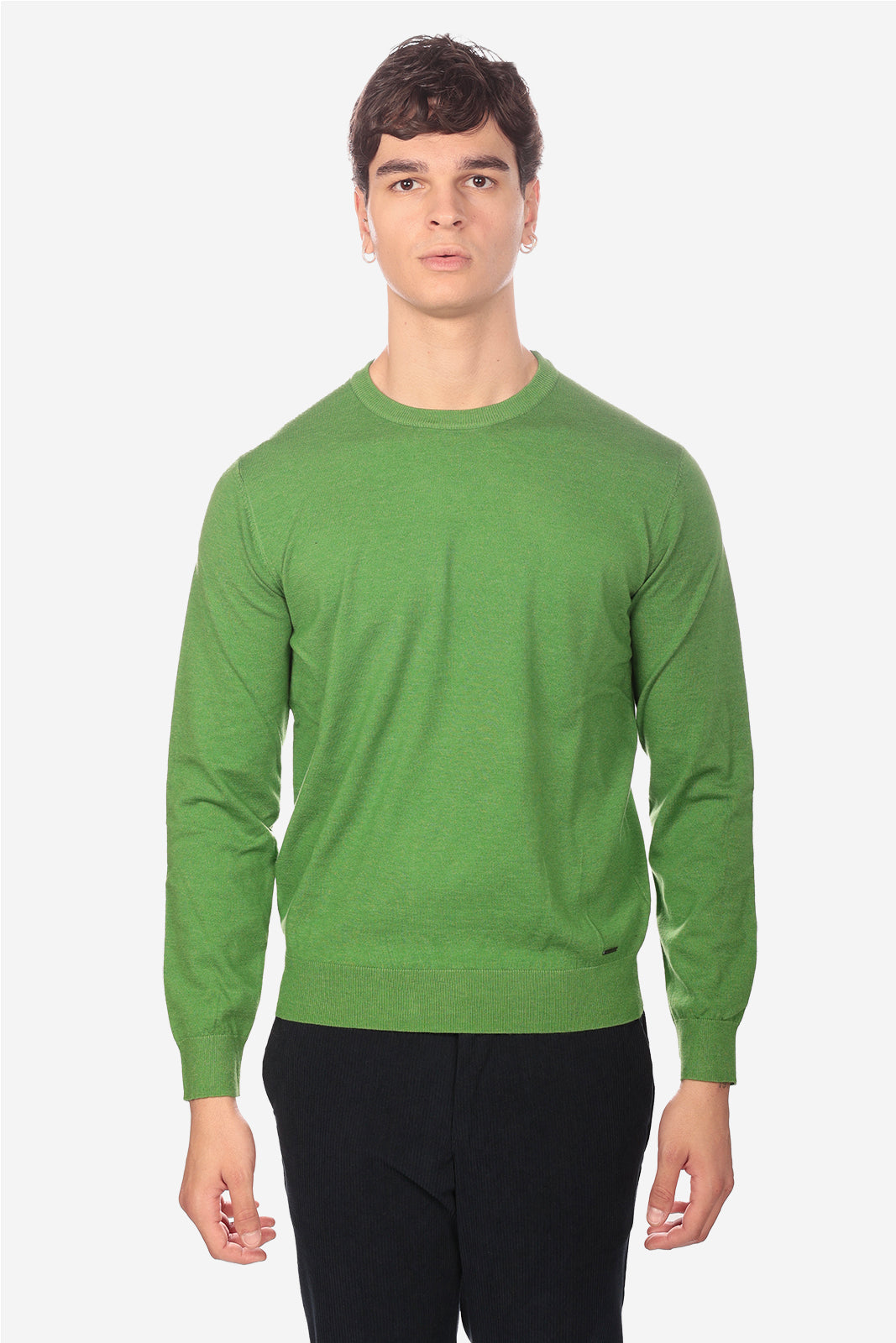 Maglia girocollo in viscosa
