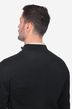 Maglia con zip in viscosa