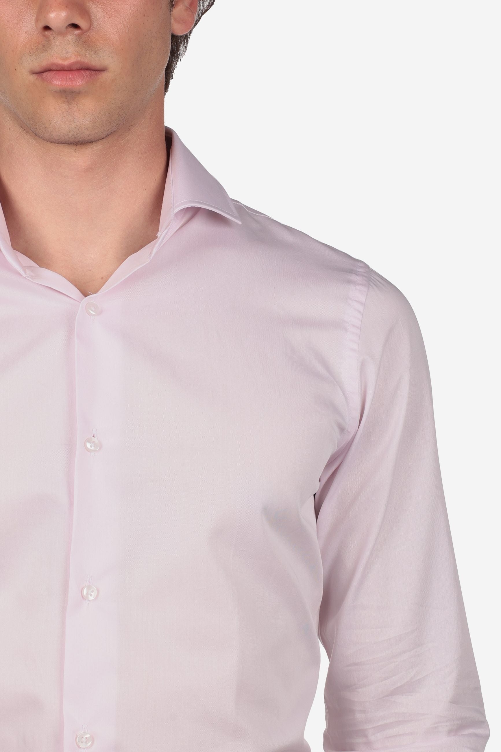 Camicia 100% cotone tinta unita