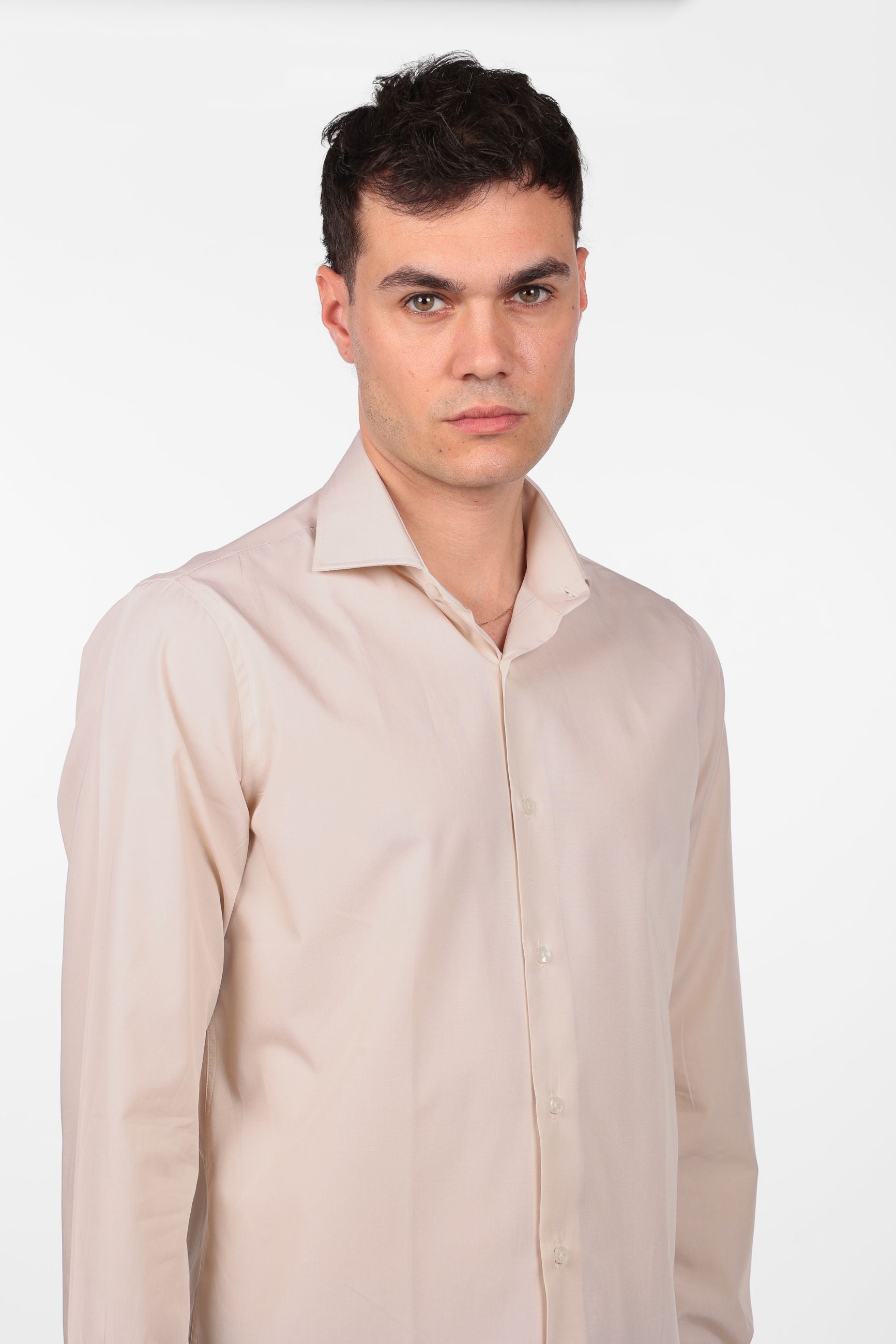 Camicia 100% cotone tinta unita