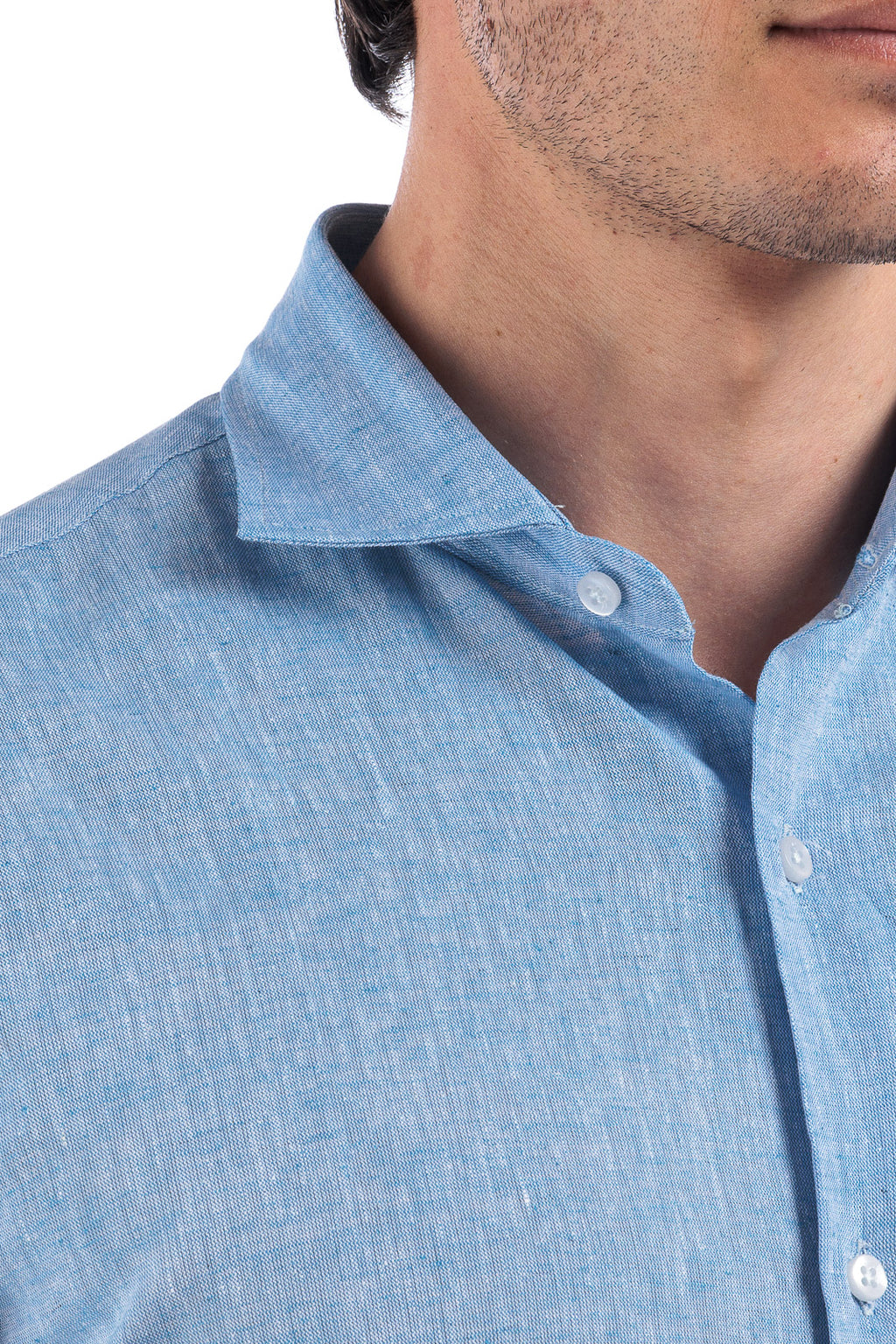 Camicia 100% lino in tinta unita di Sorrento