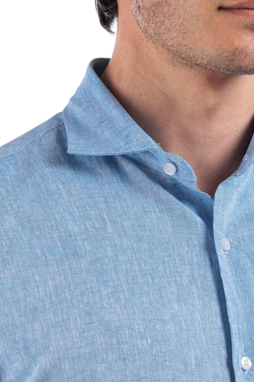 Camicia 100% lino in tinta unita di Sorrento