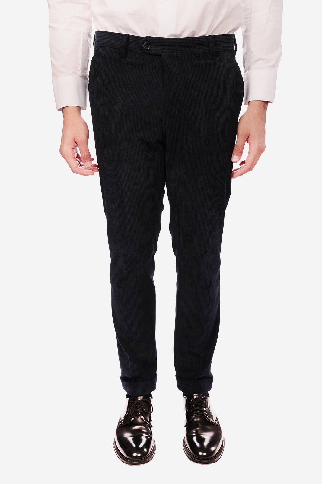 Pantalone classico a costine g13