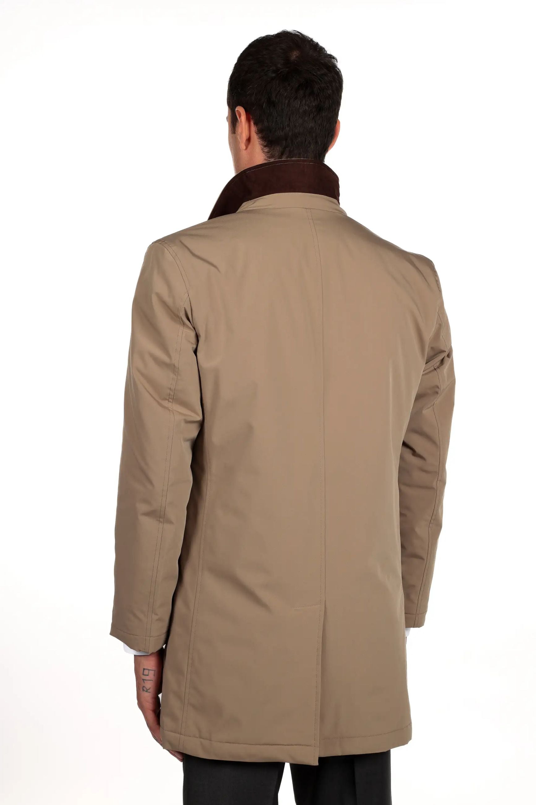 Trench con chiusura zip impermeabile