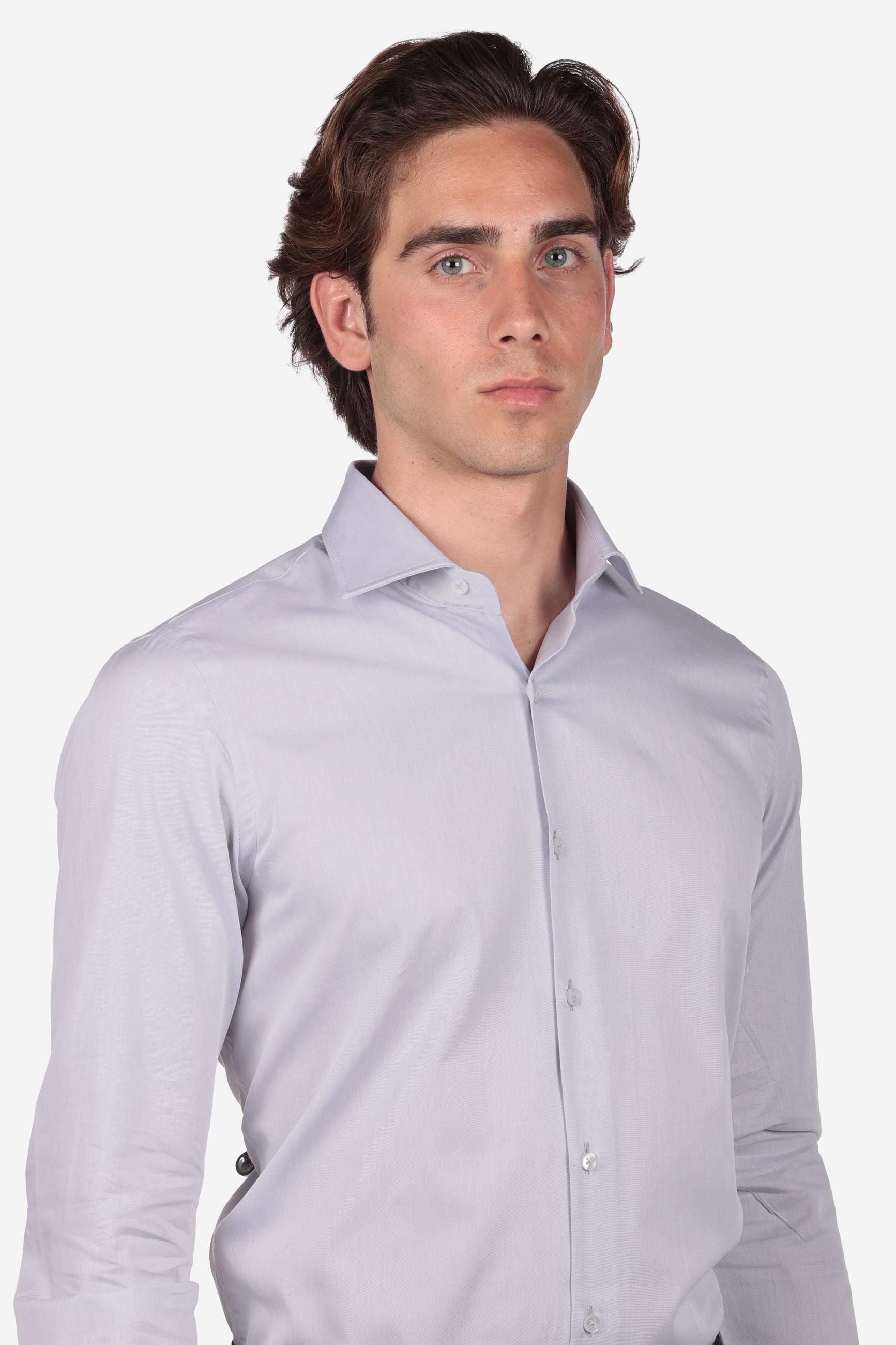 Camicia 100% cotone tinta unita