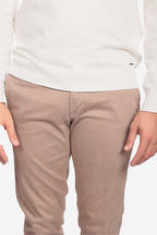 Pantalone in raso di cotone caldo
