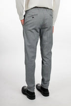 Pantalone in cotone caldo spigato