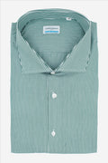 Camicia riga media taglia calibrata 100% cotone