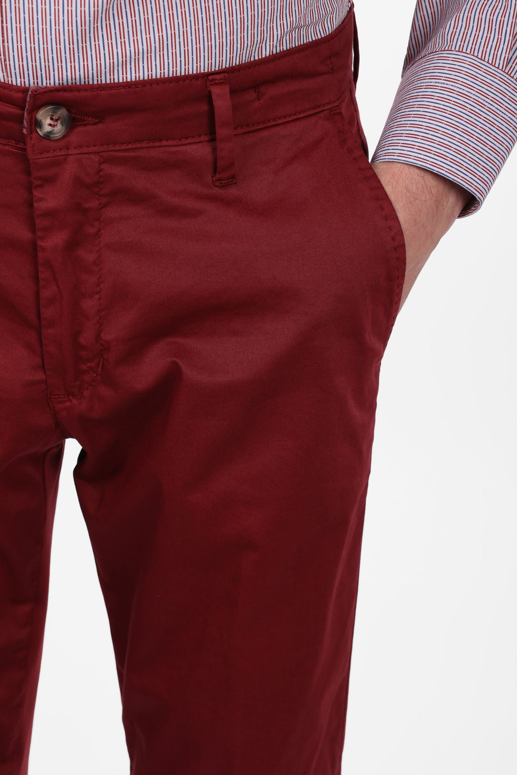 PANTALONE IN RASO DI COTONE