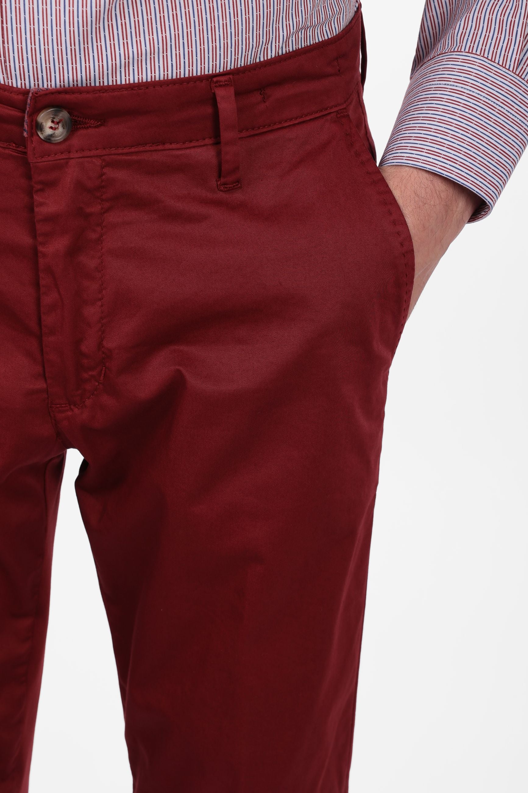 PANTALONE IN RASO DI COTONE