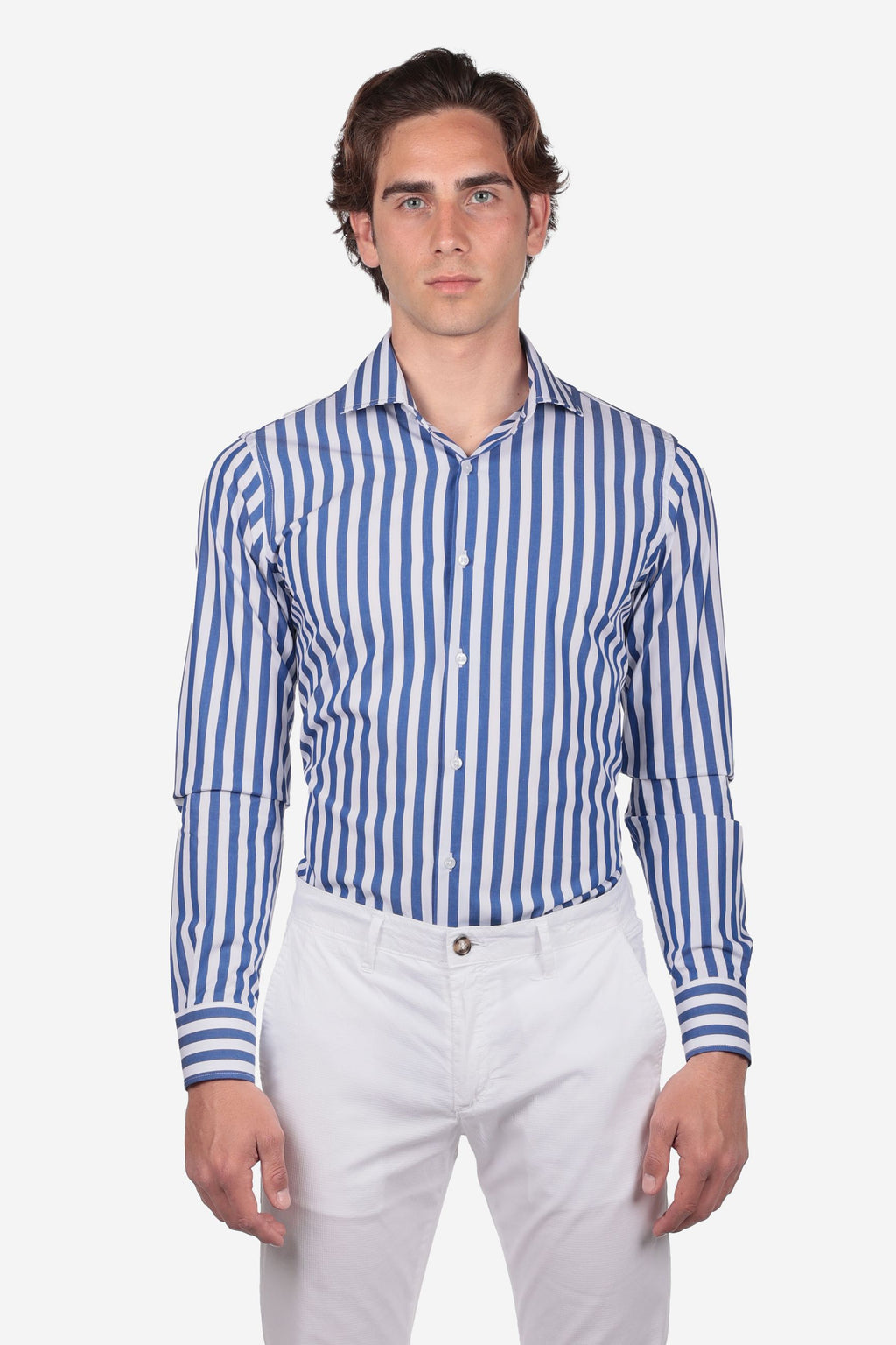 Camicia 100% cotone riga maxi