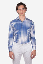 Camicia 100% cotone riga maxi