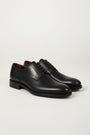 ABRASIVE LEATHER SHOE WITH LEATHER SOLE