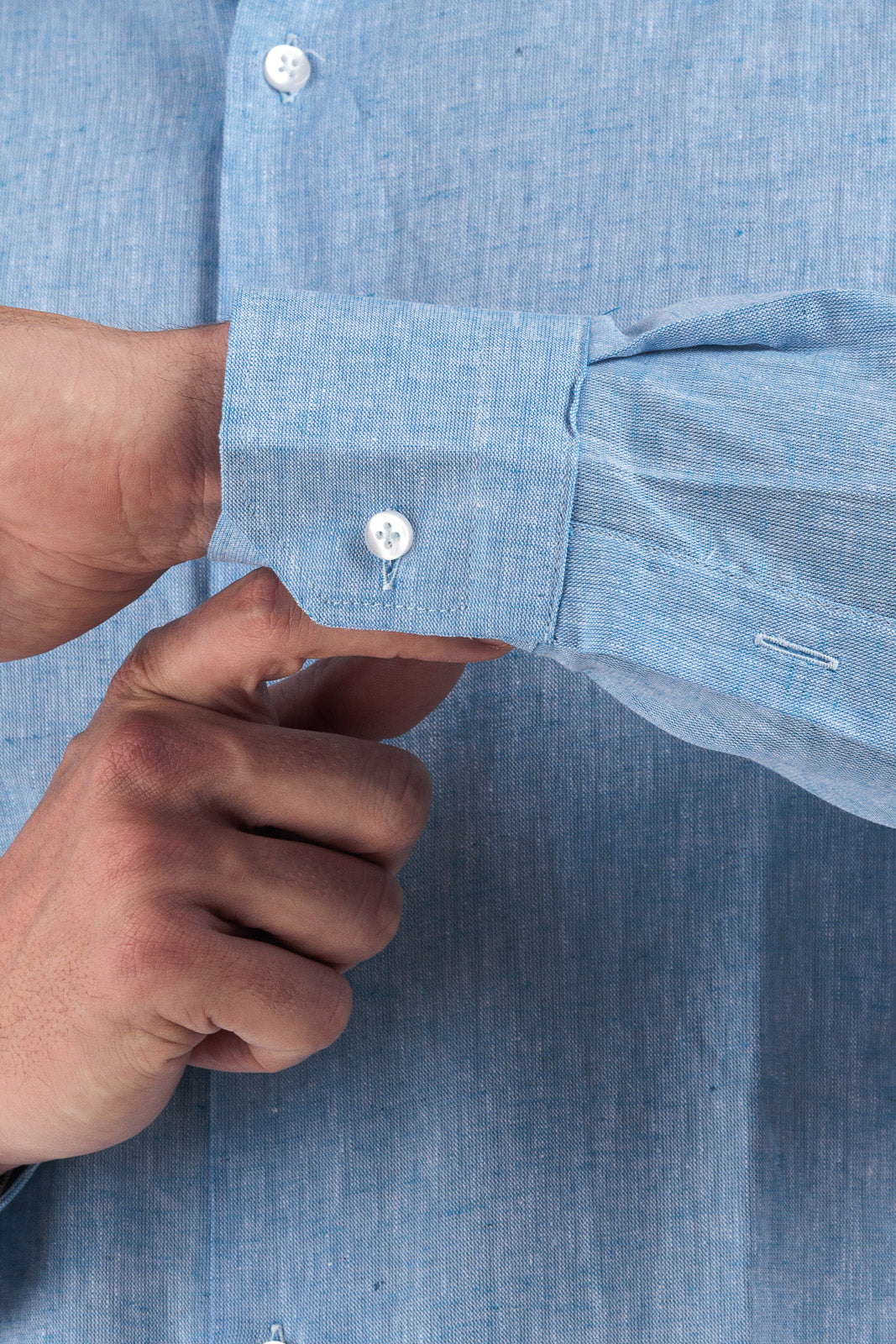 Camicia 100% lino in tinta unita di Sorrento