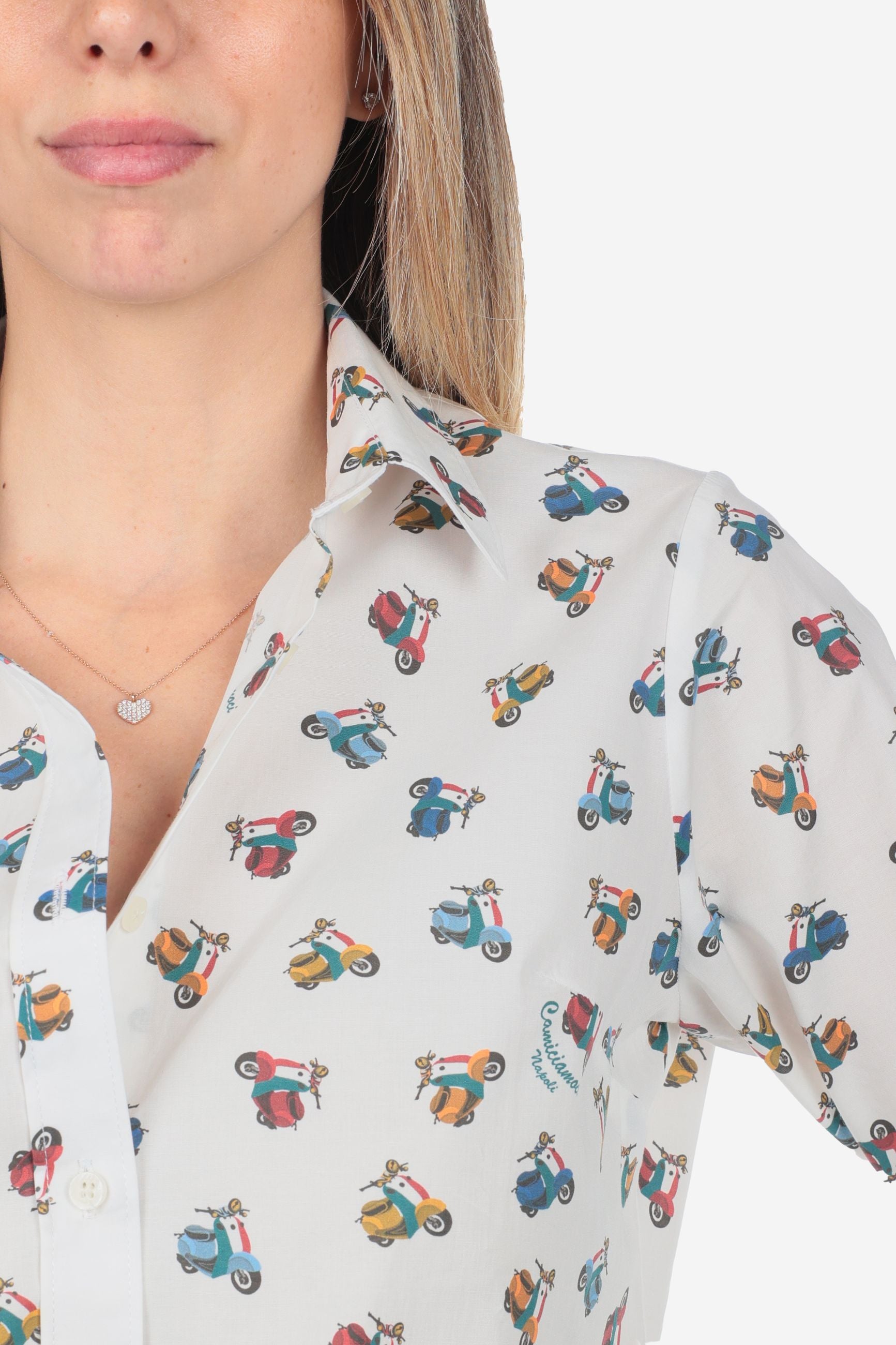 CAMICIA A FANTASIA FACILE STIRO VESPETTA DONNA