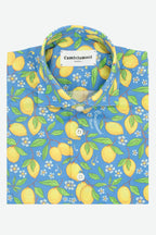Camicia bambino a fantasia positano