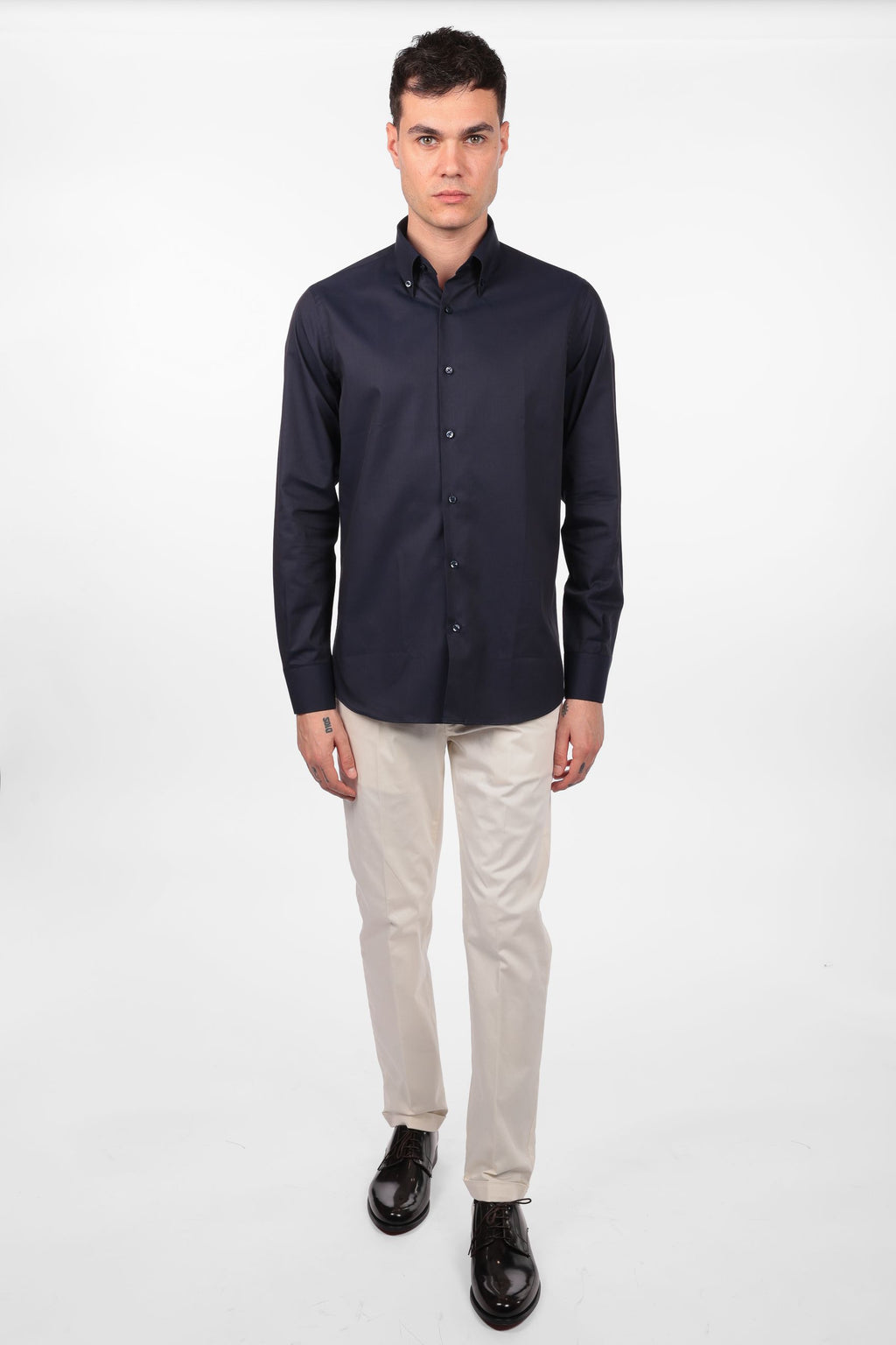 Camicia 100% cotone botton down twill