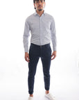 100% COTTON MEDIUM STRIPE SHIRT
