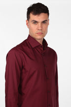 Camicia 100% cotone tinta unita