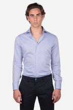 Camicia 100% cotone spiga
