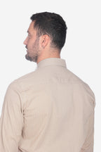 Camicia fantasia bouquet bianco