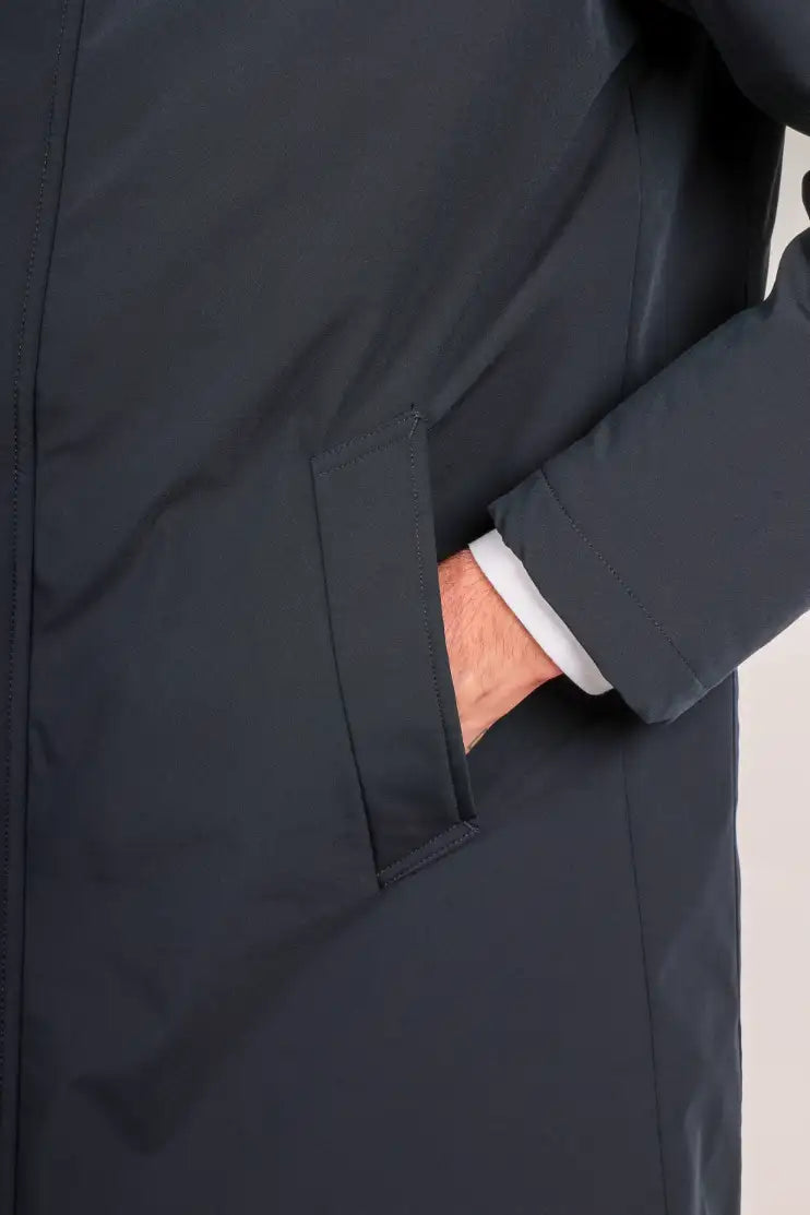 Trench con chiusura zip impermeabile