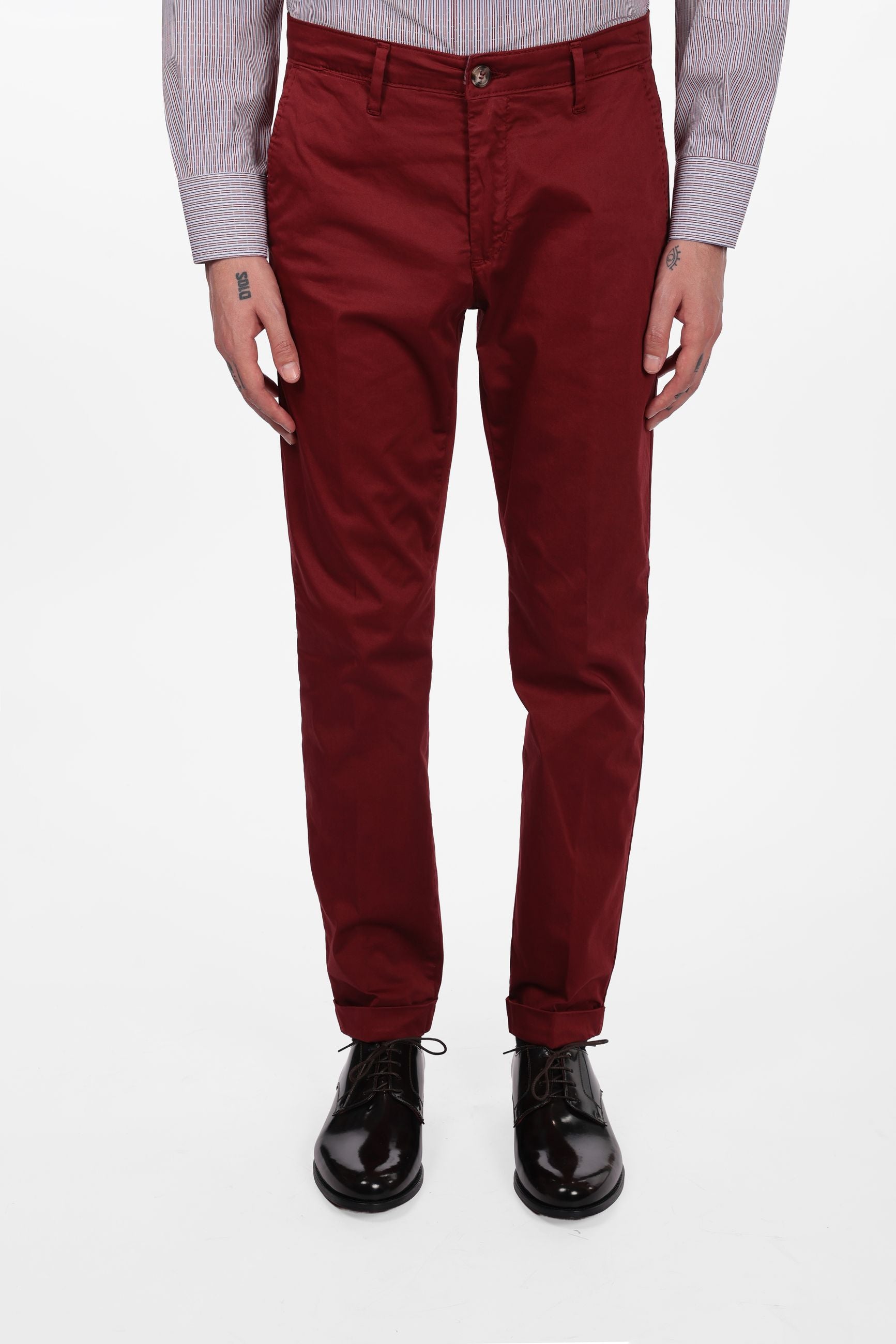 PANTALONE IN RASO DI COTONE