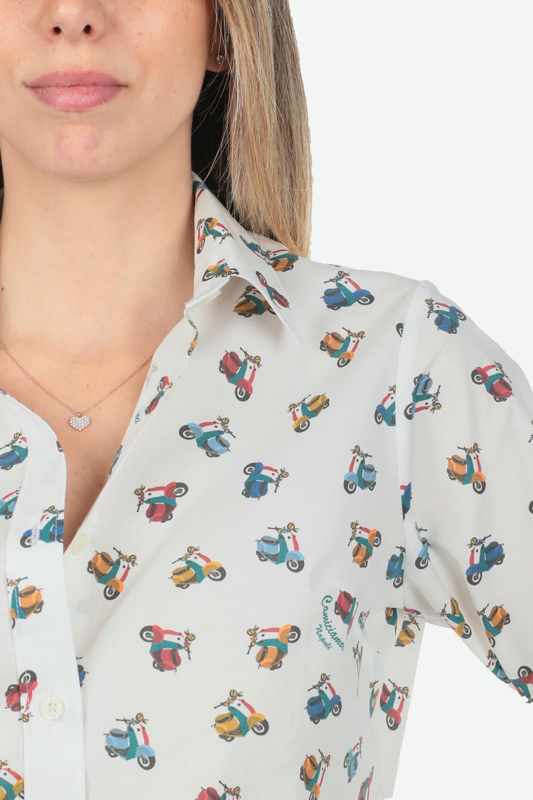 CAMICIA A FANTASIA FACILE STIRO VESPETTA DONNA